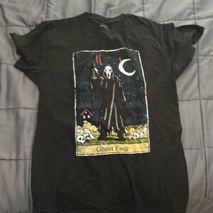 Black Ghost Face T-shirt